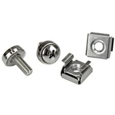Image of StarTech 100 Pkg M5 Mounting Screws and Cage Nuts for Server Rack Cabinet