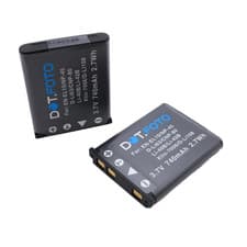Image of 2 x Battery for Pentax D-LI63, D-LI108 | RS1000, RS1500, T30, V10, V15, W30
