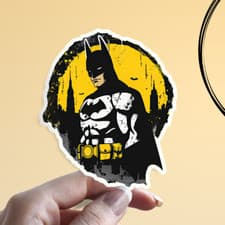 Image of Batman Sticker: Gotham City Silhouette DC Comics Decal Dark Knight Waterproof