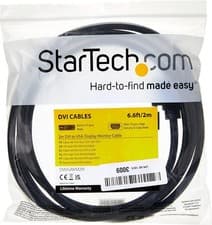 Image of StarTech.com 2m DVI to VGA Display Monitor Cable - DVI to VGA (15 Pin) - 2 Mete
