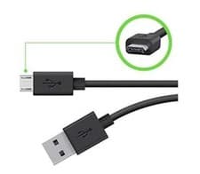 Image of Belkin PRO Series USB to Micro USB Charge and Sync Cable 6 Feet 1.8 Meter Black