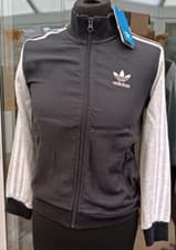 Image of Adidas Originals Zip Junior Graphic Track Top CF8528 Size 9-10 Years RRP £45