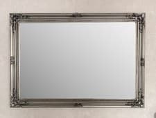 Image of Ornate Wall Mirror & Hardwood Frame - All Sizes - Gold Silver Black White Cream