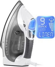 Image of BEAUTURAL 2400 W Steam Iron with LCD Display, Variable Temperature and Double