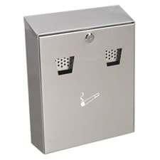 Image of Sealey Cigarette Bin Wall Mounting Stainless Steel RCB02