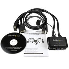 Image of StarTech.com 2 Port USB VGA Cable KVM Switch with Remote SV211USB