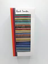 Image of PAUL SMITH Signature Multi Stripe Socks Pack of 3 in Box *Made in Italy*