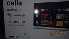 Image of Cello smart tv, 65" 4K uhd