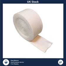 Image of White Tubular Bandage 1m Length Size C 13.5cm Circumference