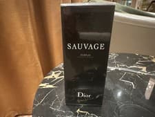 Image of DIOR SAUVAGE PARFUM SPRAY 200ML-100% AUTHENTIC -  BRAND NEW AND SEALED