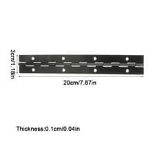Image of Heavy Duty Piano Hinge Furniture Hinges Stainless Steel Continuous Hinge for~UK