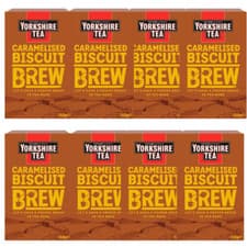 Image of Yorkshire Tea Caramelised Biscuit Brew 8 x 40 Tea bags (360 Tea bags)