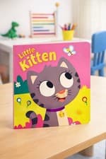 Image of Little Kitten Board Book Baby Toddler 0-3 Years Bright Kids Story Gift Book UK