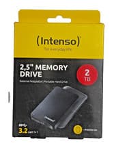 Image of Intenso 2TB External Hard Drive USB 3.0 2.5" Black