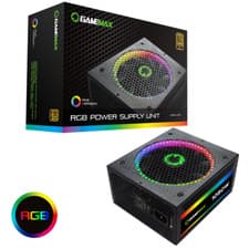 Image of GameMax RGB1050 1050W 80+ Gold Fully Modular RGB Power Supply PSU