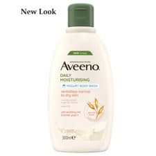Image of Aveeno Daily Moisturising Yogurt Body Wash Apricot & Honey Scented 300ml