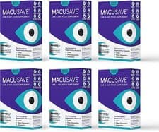 Image of Macu-SAVE Food Supplement for Macular Health | 6 x Pack of 30 Capsules