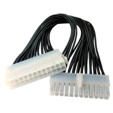 Image of ATX Power 24 pin male to female extension cable