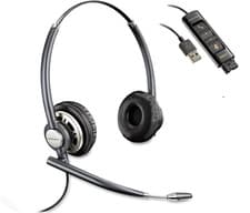 Image of Plantronics EncorePro HW720 Headset + DA80 USB Audio Processor QD Compatible