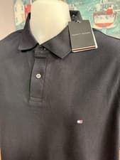 Image of Tommy Hilfiger Men’s Polo Shirt – Black – Regular Fit – Size XXL – BNWT
