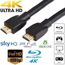 Image of HIGH SPEED HDMI CABLE PREMIUM ULTRAHD HIGH SPEED FAST CABLE 4K 1080P 2160P 3D