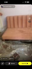 Image of Pink Sofa Bed