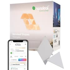 Image of Nanoleaf Shapes Triangle Expansion Pack 3 Additional Smart Light Panels LED RGBW