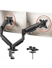 Image of Ergear Dual Monitor Arm, Full Adjustable Monitor Mount for 13–32″ Screens, Fast