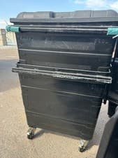 Image of 660 litre wheelie bin