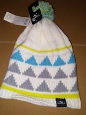 Image of O’NEILL Ladies Ski Winter Bobble Hat Warm ❄️☃️ New Tags