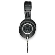 Image of Audio Technica ATHM50X Black Studio Monitor Headphones + Case & Cables