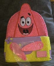 Image of Loungefly X SpongeBob SquarePants Patrick Star Sequin Sequin Mini Backpack BNWT