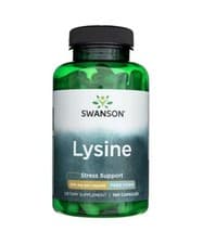 Image of Swanson Lysine 500mg Free-Form 100 caps - Exp. 10/28