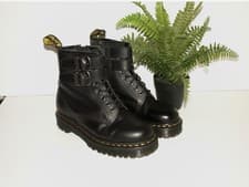 Image of Dr. Martens 1460 ALT platform buckle biker boots with zipper UK 6 EU 39 US 8