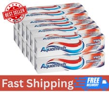 Image of Aquafresh Triple Protection Fluoride Toothpaste Family Size 100ml X 12