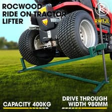 Image of Ride On Lawn Mower Lift 400kg Lifting Device Ramp Garden Tractor Jack Lifter