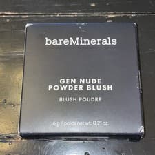 Image of NIB BareMinerals Gen Nude Powder Blush But First Coffee DISCONTINUED New In Box