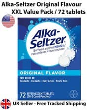 Image of XXL VALUE PACK - Alka-Seltzer Original - Effervescent Tablets - 72s