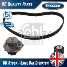 Image of Fits Lancia Fiat Alfa Romeo Timing Cam Belt Kit + Water Pump Stallex 71771575