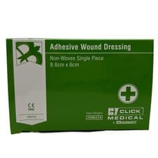 Image of Click Medical CLICK MEDICAL ADHESIVE WOUND DRESSING 8.6 x 6cm Box of 25