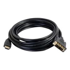Image of HDMI to DVI-D Cable Bi-Directional Male to Male Cord DVI to HDMI Adapt C2G 42516