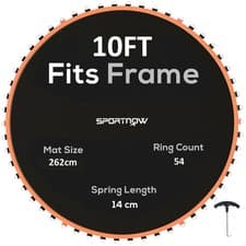 Image of SPORTNOW Trampoline Mat for 10ft, Refurbished