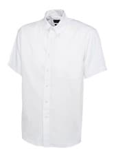 Image of Mens Short Sleeve Oxford Formal Shirt Size S to 3XL - BUSNIESS & CASUAL SHIRT