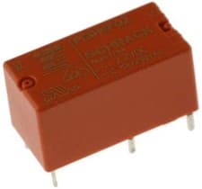 Image of 1 x 1 x TE Connectivity SPDT PCB Mount Latching Relay - 5 A, 2.2V dc For Use In