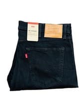 Image of Levi's 514 Men's Original Straight Denim Black Jeans UK| Size W38 L32