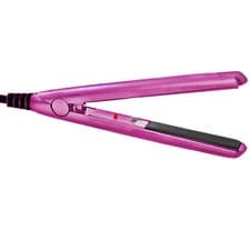 Image of 12V Compact Travel Festival Camping Portable In Car Hair Straighteners- Pink