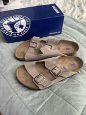Image of Birkenstock Arizona Men's Sandals UK 10.5 Brand New Never Worn In Box