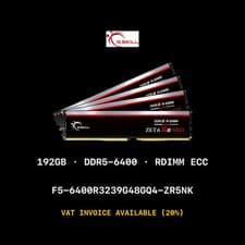 Image of G.Skill Zeta R5 Neo 192GB (4x48GB) DDR5-6400 CL32 ECC RDIMM RAM AMD EXPO