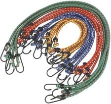 Image of Bungee Cords 𝐉𝐮𝐦𝐛𝐨 𝐏𝐚𝐜𝐤 Of 12 Heavy Duty Double Braided Waterproof
