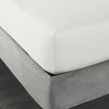 Image of Bianca 100% Cotton Sateen 400 Thread Count Fitted Sheet Soft Bedding Linen UK